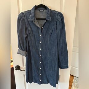 Express Denim Dress Size Large